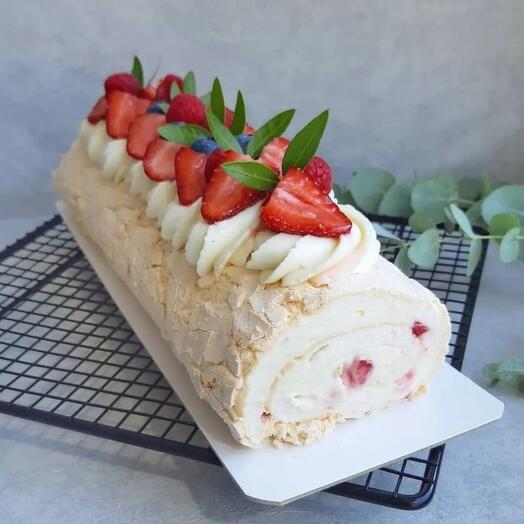 Меренговый рулет
