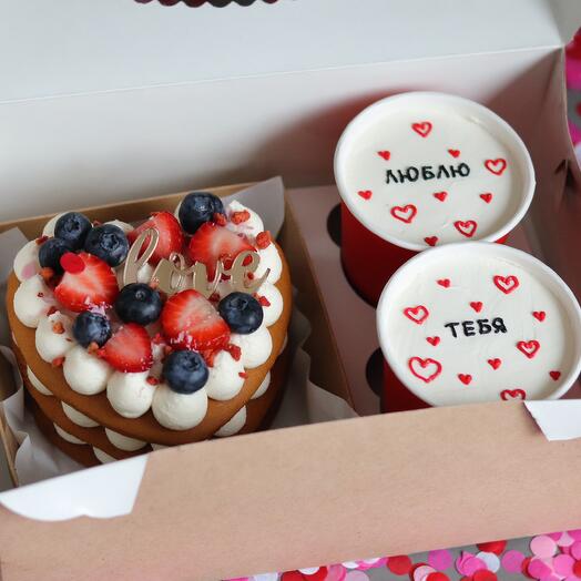 Honey bento set + cakes in cups