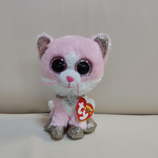 Кошечка глазастик мягкая игрушка