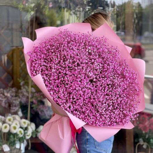 Beautiful large gypsophila bouquet