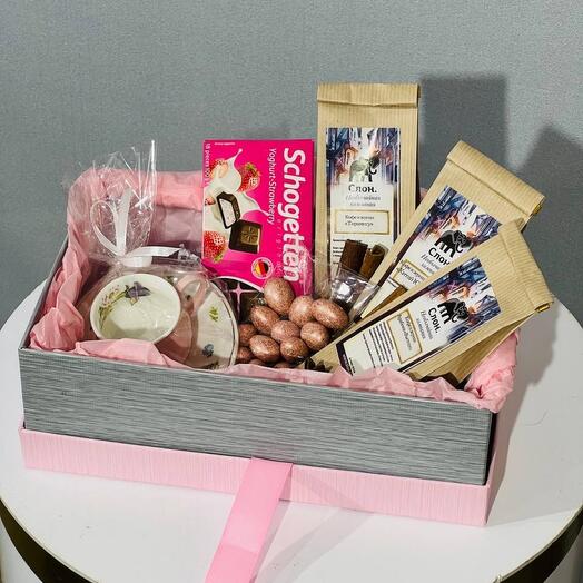 Set de regalo de café de lujo para niña mujer