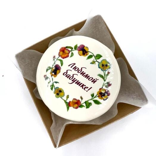 Bento cake-postcard to GRANDMA