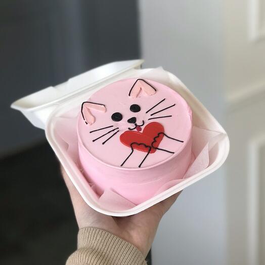 Бенто-торт Котик