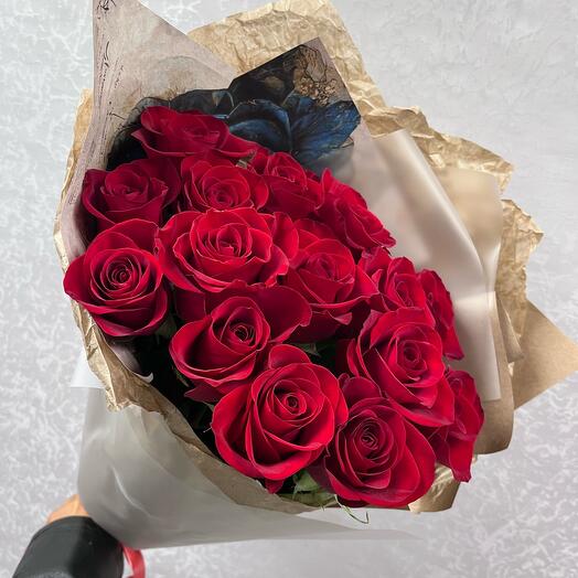 Розы 15 штук 70 см