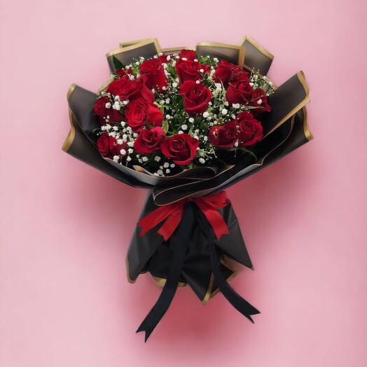 23 Red Roses Bouquet