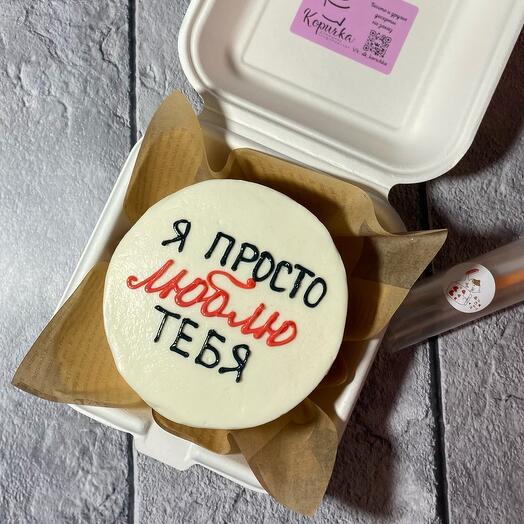 Бенто торт «Люблю тебя ️»
