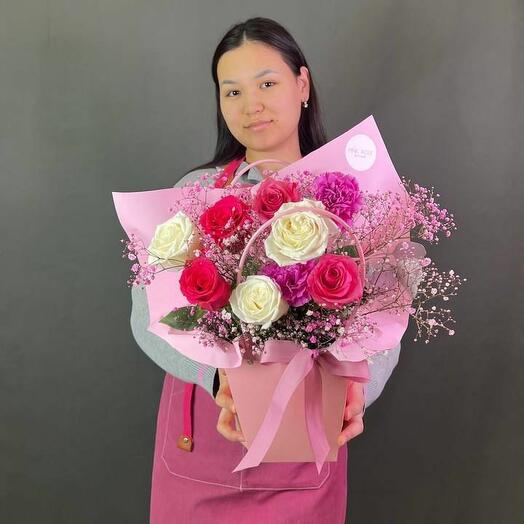 Розы в коробке 🌹