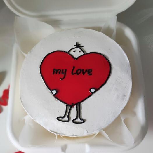 Бенто торт my love