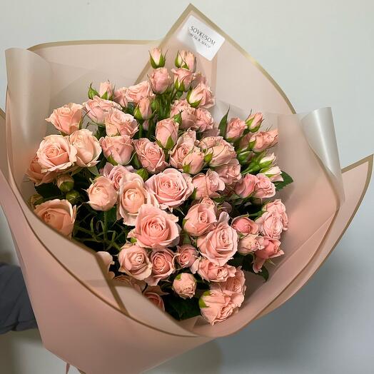 Ramo de 15 rosas de Jardín