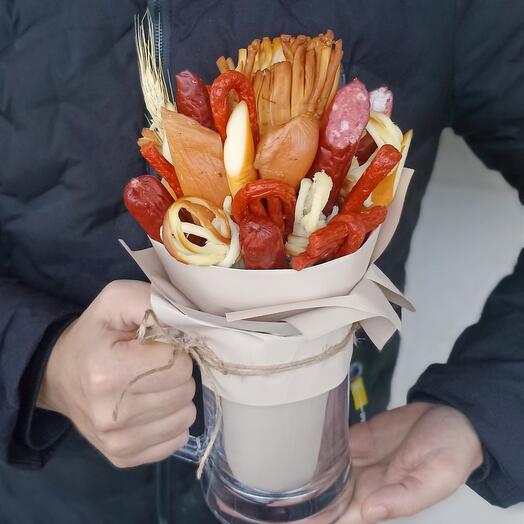 Композиция в бокале "Закусочная"