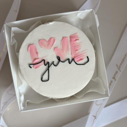 Бенто торт Love you