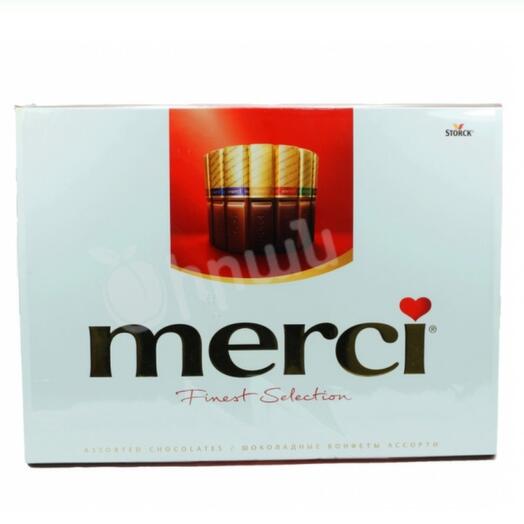 Набор шоколадных конфет Merci 675гр