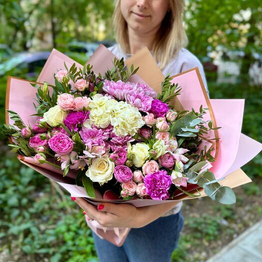 Авторский букет из свежих цветов XXL