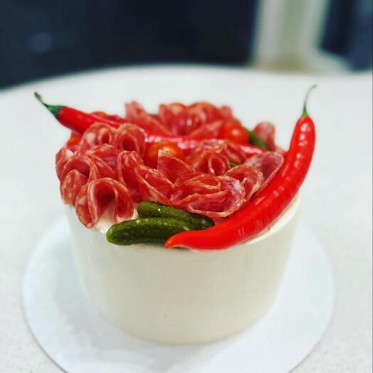 Мясной торт