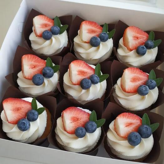 Капкейки ванильные