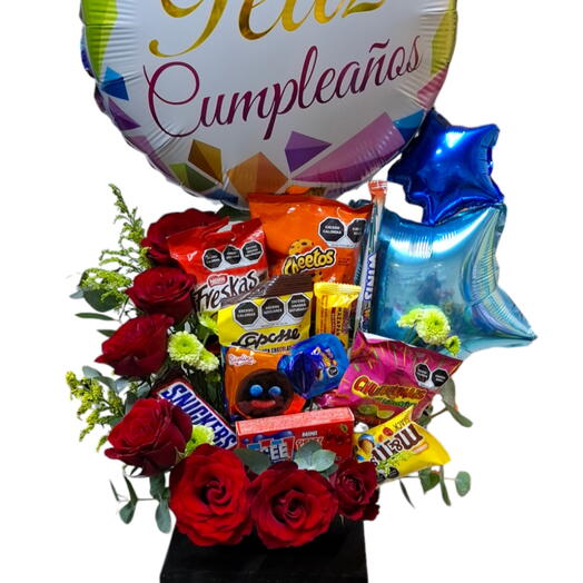 Dulces y flores