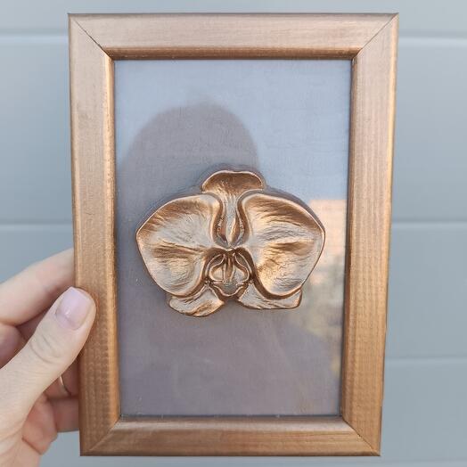 Объёмная картина с орхидей