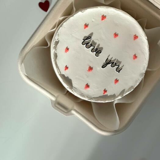 Бенто торт "love you"