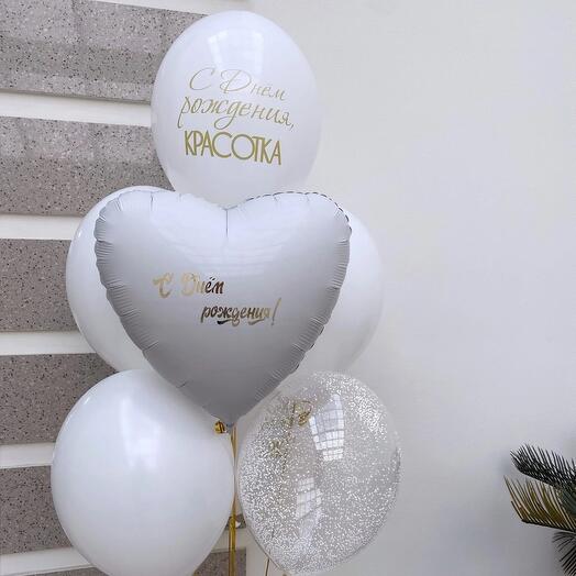 Фонтан из шаров Красотке