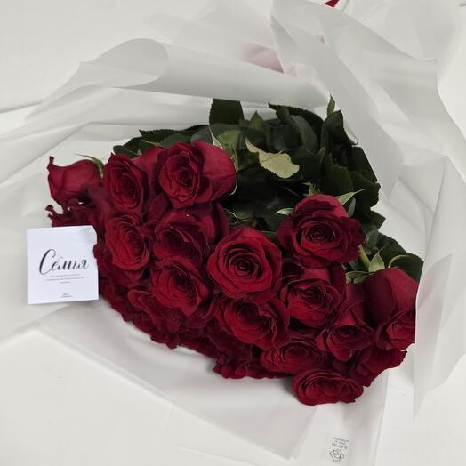 Розы букет 25 шт