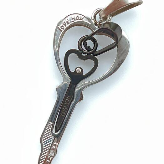 DC278 Парные кулоны для влюбленных Ключики