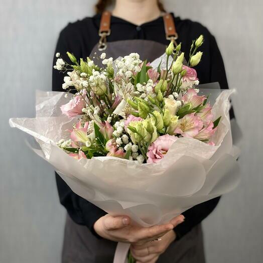 Eustoma y alstroemeria