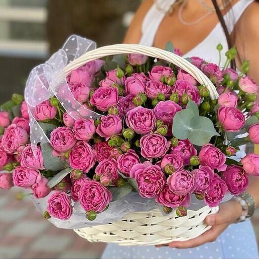 Корзина с цветами