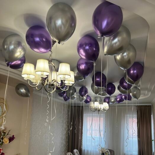 Шары под потолок 18шт