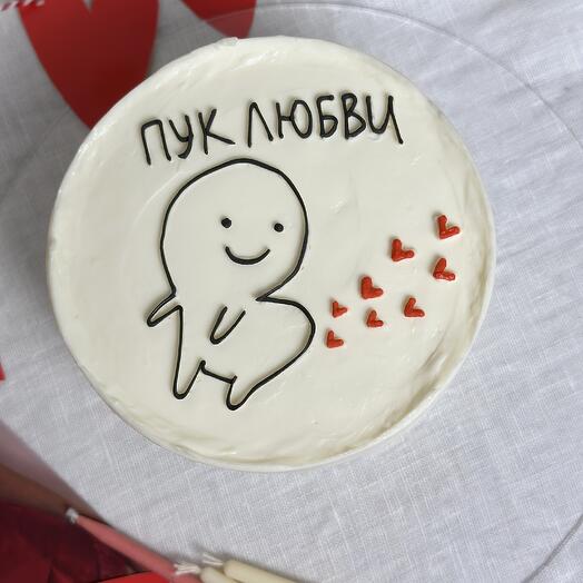 Бенто торт пук любви (на 14 февраля, день Влюбленных )