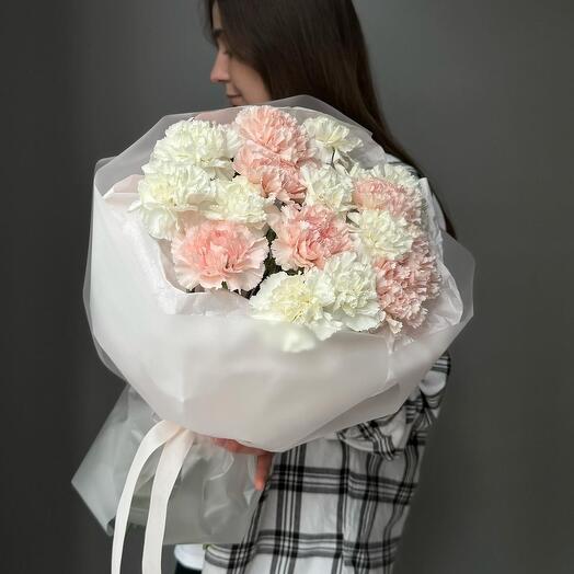 Нежные диантусы 17 шт