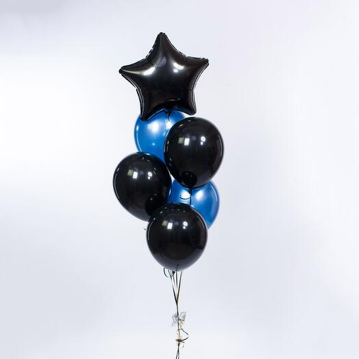 Воздушные шары с гелием сет 6