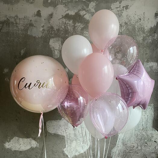 Сет розовый Сияй