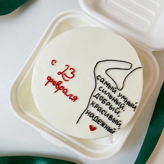 Бенто торт для мужчины на 23 февраля