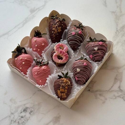 Клубника в шоколаде 🍫 на 8марта