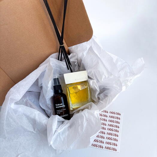 Set de regalo de spray aromático (50 ml) y difusor (100 ml) para el hogar