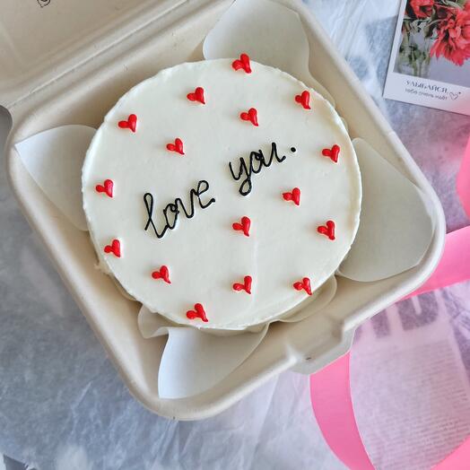 Бенто торт любимым " I love you"