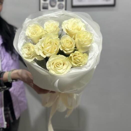 Букет белых роз🤍💕