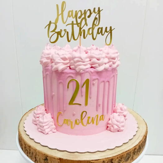 Tarta vainilla Cumpleanos