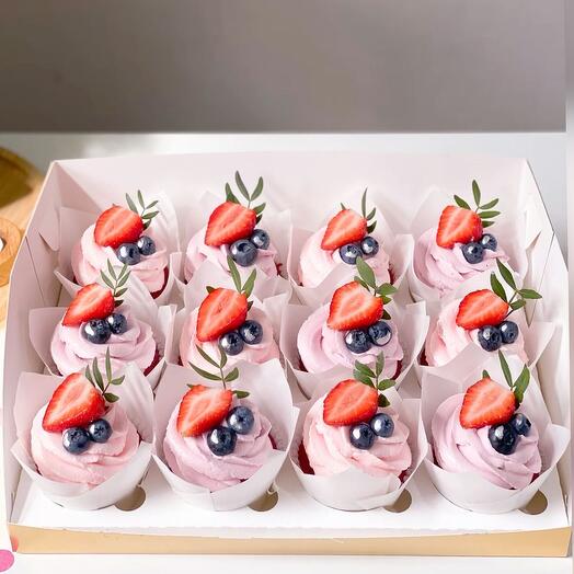 Капкейки 12штук