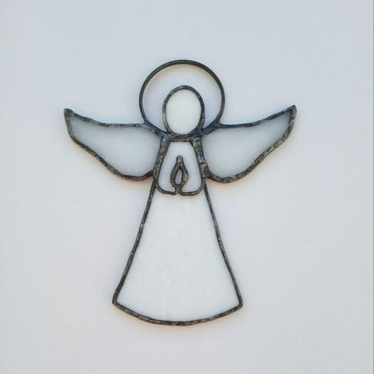 Электронный Подарочный сертификат на мастер класс витражный - Ангел