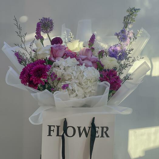 Flowers in a box graduation day
