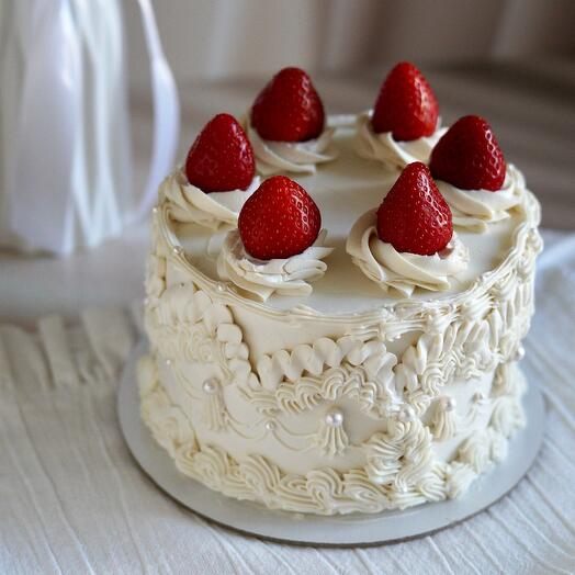 ПП Веган торт в стиле Ламбет с клубникой