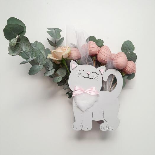 Букет из клубники в шоколаде Шоколадный мурр