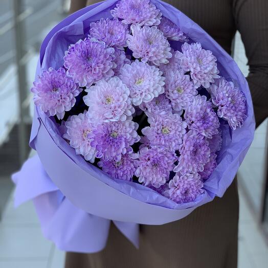 Букет из хризантем My love 💜
