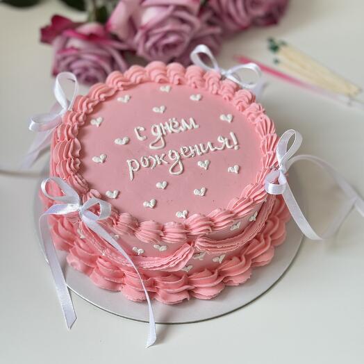 Торт в стиле Ламбет для девочки/девушки