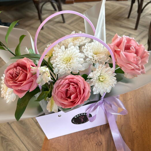 Сумочка Розы и Хризантемы