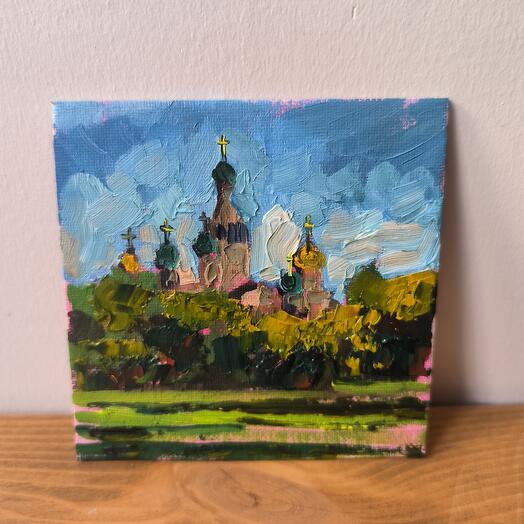 Магнит ручной работы Спас на крови