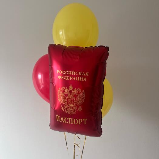 Шары на 14-и летие с паспортом