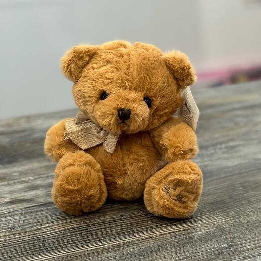 Мягкая игрушка Мишка с бантиком, коричневый (м0003)