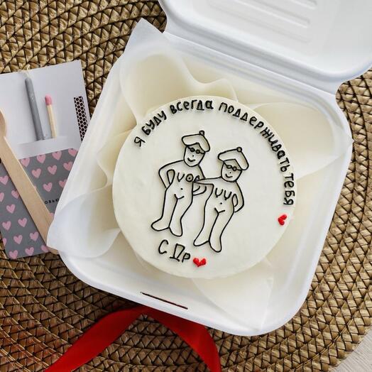 Бенто торт подруге, сестре. Я буду поддерживать тебя